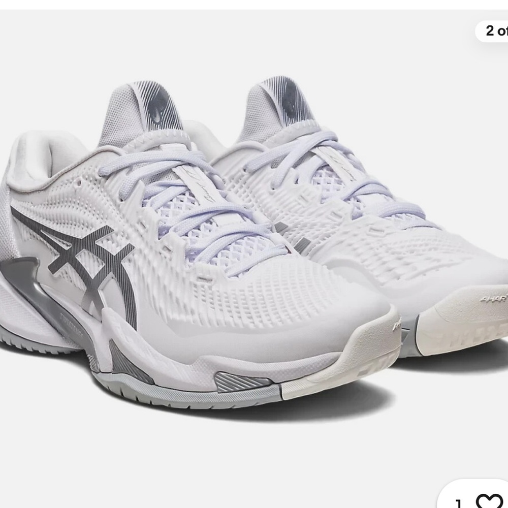 Asics Court FF 3 Tennis Shoes White 8.5